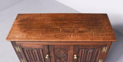 Neat Sized Solid Oak Jacobean Style Dresser - Image 8