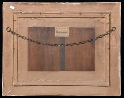 Pair of Framed Oil Paintings by James Wallace, 1872– 1911 a Scottish Artist - Image 6