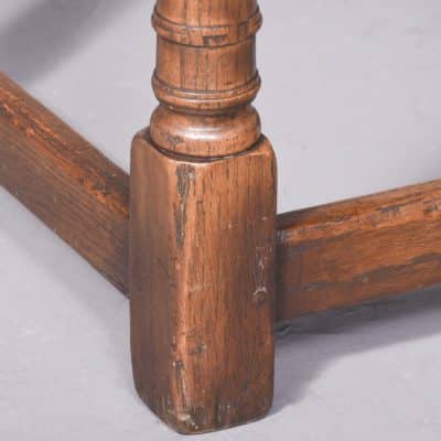 Solid Oak Jacobean-Style Neat-Sized Oak Cupboard - Image 3