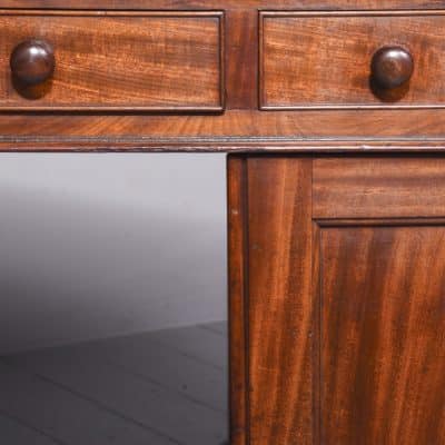 Superb Quality William IV Large Mahogany Partners Desk - Image 10
