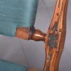 Rare Pair of Folding Victorian Gothic Influenced Carved Walnut Drawing Room Chairs - Image 4