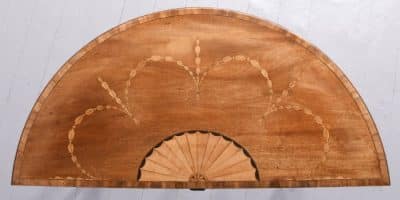 Rare Pair of Marquetry Inlaid George III Demi-Lune Foldover Tables - Image 12