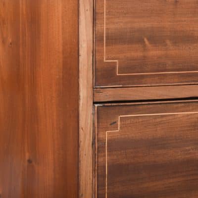 George III Scottish Inlaid Mahogany Chest of Drawers. - Image 3