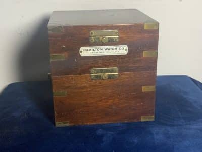 Hamilton Watch Company Naval Chronometer WWII No4149 Dated 1941 With Key - Image 2