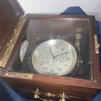 Hamilton Watch Company Naval Chronometer WWII No4149 Dated 1941 With Key - Image 12