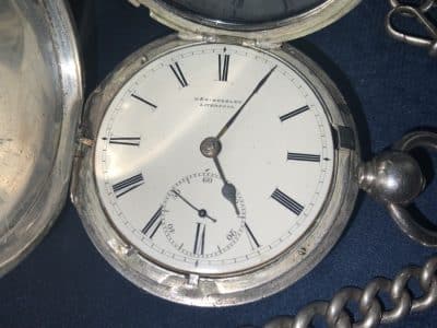FULL HUNTER POCKET WATCH & CHAIN FANTASTIC - Image 8