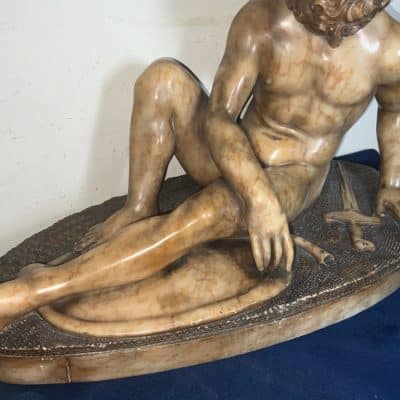 GRAND TOUR MARBLE FIGURE CIRCA 1750 - Image 3