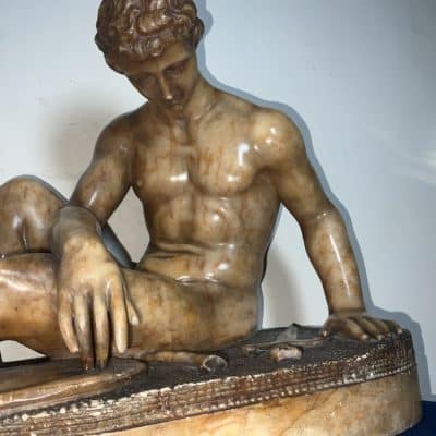 GRAND TOUR MARBLE FIGURE CIRCA 1750 - Image 6