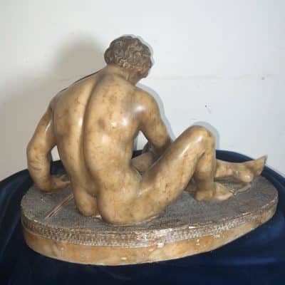 GRAND TOUR MARBLE FIGURE CIRCA 1750 - Image 9