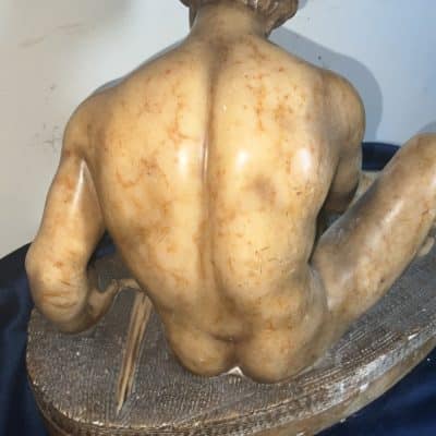 GRAND TOUR MARBLE FIGURE CIRCA 1750 - Image 11