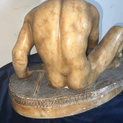GRAND TOUR MARBLE FIGURE CIRCA 1750 - Image 12