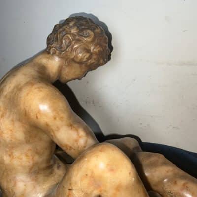 GRAND TOUR MARBLE FIGURE CIRCA 1750 - Image 13