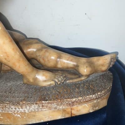 GRAND TOUR MARBLE FIGURE CIRCA 1750 - Image 15