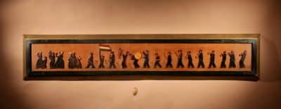 Amusing Dutch Brassband/Fanfare Type Of Jigsaw Woodwork Relief Painting. - Image 2