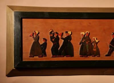 Amusing Dutch Brassband/Fanfare Type Of Jigsaw Woodwork Relief Painting. - Image 8