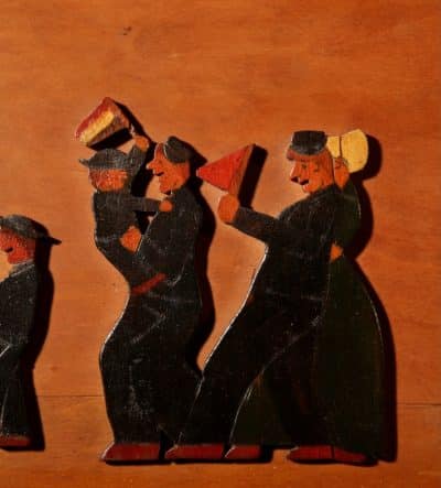 Amusing Dutch Brassband/Fanfare Type Of Jigsaw Woodwork Relief Painting. - Image 9