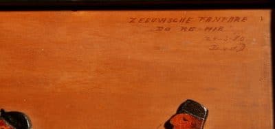 Amusing Dutch Brassband/Fanfare Type Of Jigsaw Woodwork Relief Painting. - Image 12