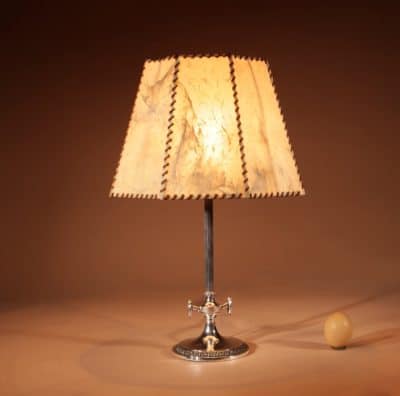 Interesting Pair Of Italian Carved Wood With Original Polychrome Table Lamps.