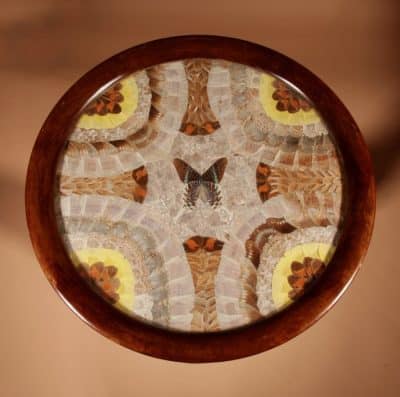 A Brazilian Butterfly Table, Circa 1900-20 - Image 2