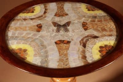 A Brazilian Butterfly Table, Circa 1900-20 - Image 5