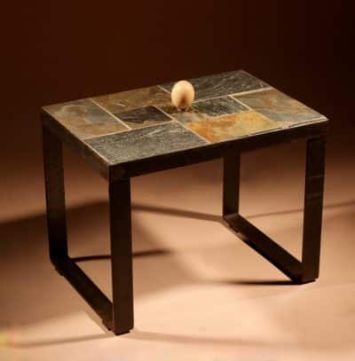 A Dutch Brutalist Period side Table Attributed To Paul Kingma Circa 1970-80 - Image 2