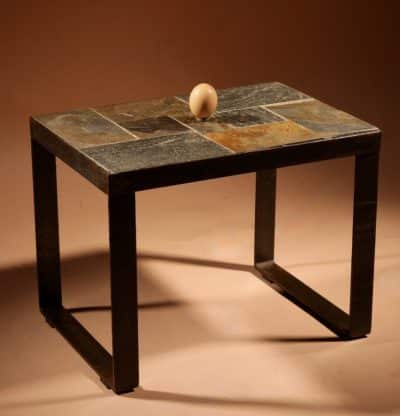 A Dutch Brutalist Period side Table Attributed To Paul Kingma Circa 1970-80