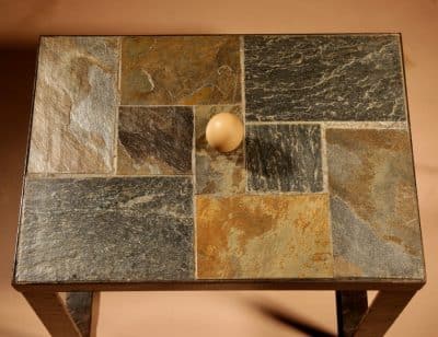 A Dutch Brutalist Period side Table Attributed To Paul Kingma Circa 1970-80 - Image 4