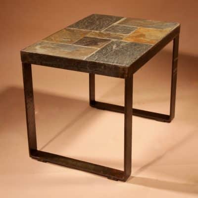 A Dutch Brutalist Period side Table Attributed To Paul Kingma Circa 1970-80 - Image 5