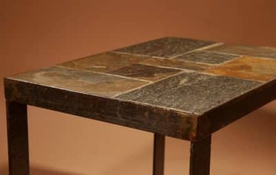 A Dutch Brutalist Period side Table Attributed To Paul Kingma Circa 1970-80 - Image 7