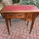 Arts & Crafts Walnut Writing Desk and Games Table Arts & Crafts Antique Desks
