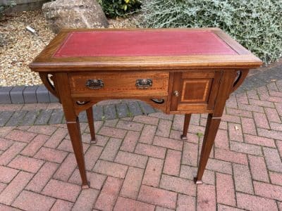 Arts & Crafts Walnut Writing Desk and Games Table