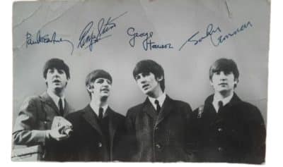Beatles Postcard 1964 Year With Signature, Probably 4 exist!