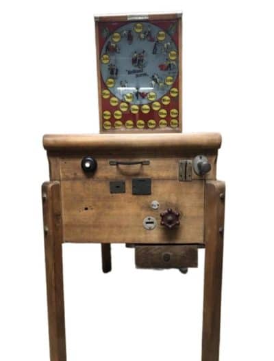 1938 Wooden BRILLANT TORERO PINBALL, Played a few times, Museum piece... - Image 2