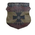 WW2 Nazi Blue Divsion Sign Antique Textiles