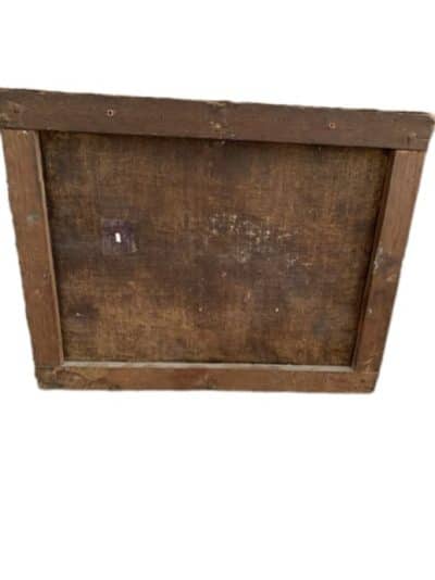 Antique Baroque Oil on Canvas - Image 2