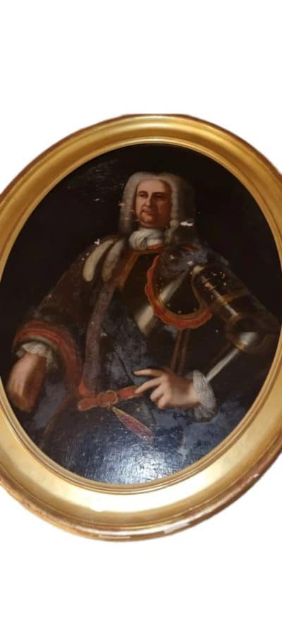 18th Century Portrait, Oil on Canvas. - Image 4