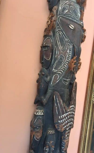 Early 19th Century TRIBAL CEREMONIAL TOTEM, JAYA IRIAN-INDONESIA, MANOKWARI Caniball... - Image 3