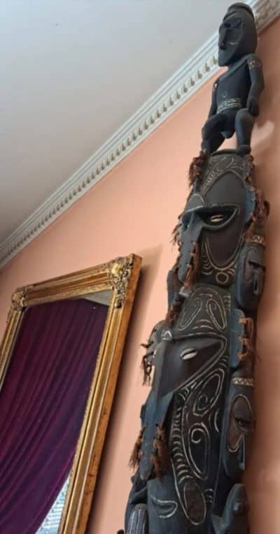 Early 19th Century TRIBAL CEREMONIAL TOTEM, JAYA IRIAN-INDONESIA, MANOKWARI Caniball... - Image 6