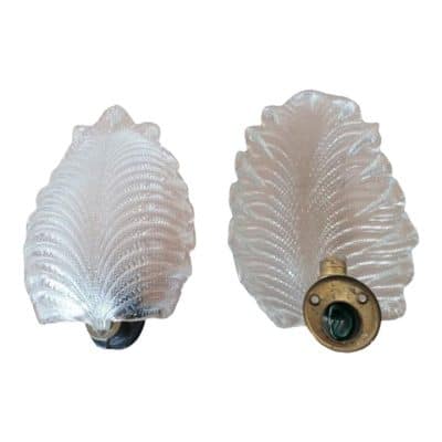 A Pair MURANO 1970s Glass Wall Light, Barovier...