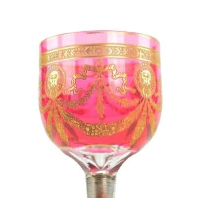 Antique French Glass Wine, SAINT LOUIS Company. - Image 3