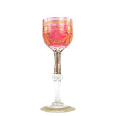 Antique French Glass Wine, SAINT LOUIS Company. - Image 5