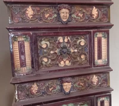 Antique Royal Wood-Burning Fireplace (Potash) With Ornaments - Image 9