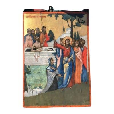 Antique Icon, Oil on Wood,18th Century.