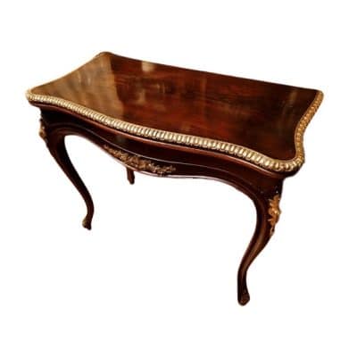 19th Century Napoleon III Card Table