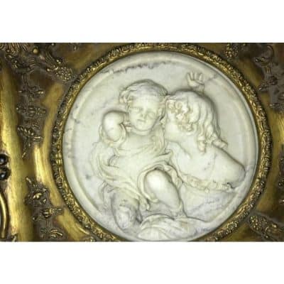 Antique English Stone Plaque, EW Wyon June 1848. - Image 3