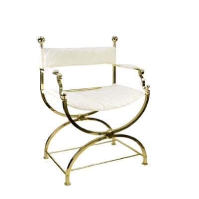 Hollywood Regency Director's Chair,1980s Italy