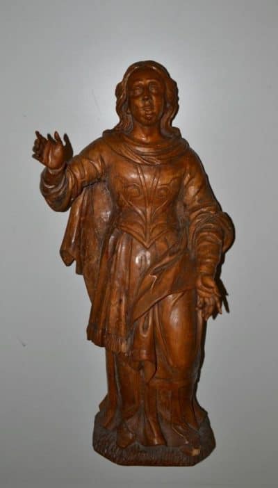 18th Century Wooden Statue, SAINT of BARBARA