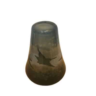 KYOTO, Japan Art Glass Vase,Signed. - Image 4