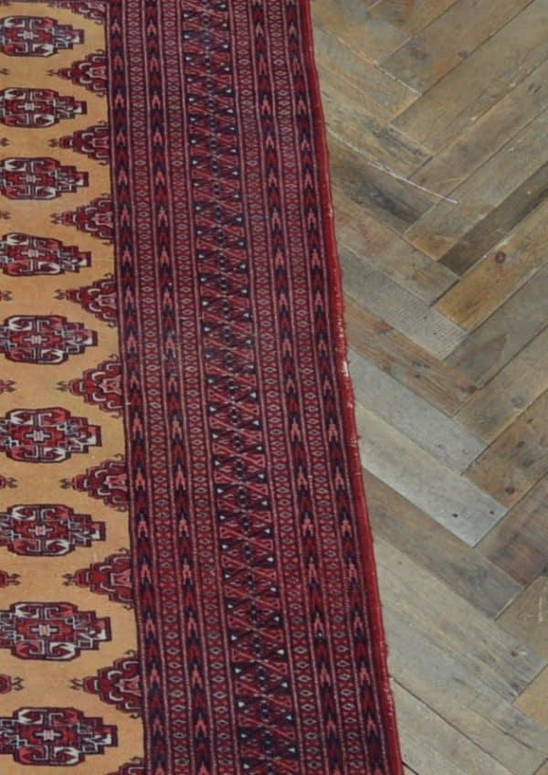 Burgundy And Gold Vintage Woollen Rug SAI2925 - Image 3