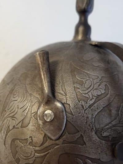 Antique War Helmet,"Probably 17th Century" - Image 8